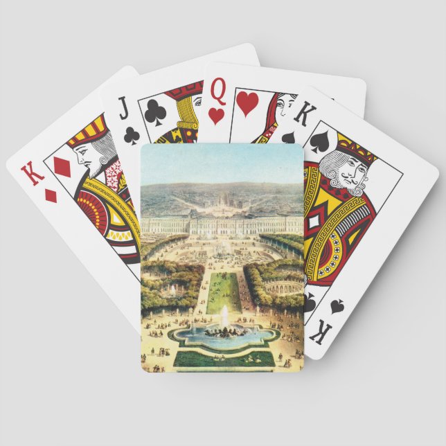 Jeu De Cartes France vintage, Palais de Versailles (dos)