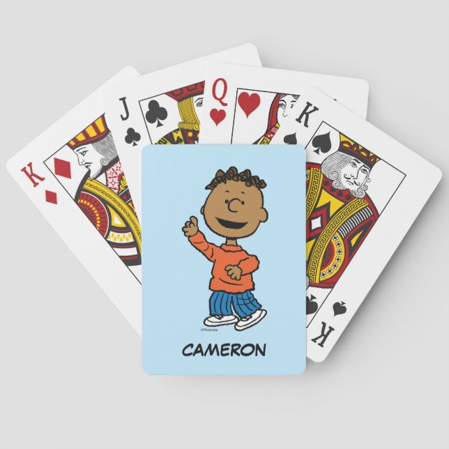 Jeu De Cartes Franklin | Ajouter Votre Nom Lecture Cartes (dos)