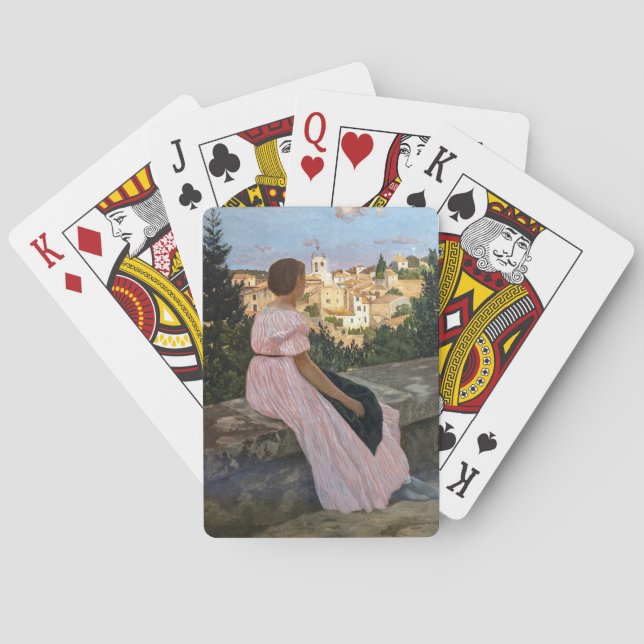 Jeu De Cartes Frederic Bazille - La robe rose (dos)