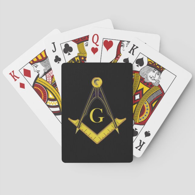 Jeu De Cartes Freemason (dos)