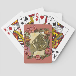 Jeu De Cartes French Horn Band Camp Art Horns Band professeur