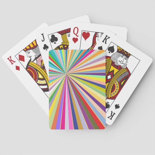 Jeu De Cartes Fresh striped background (dos)