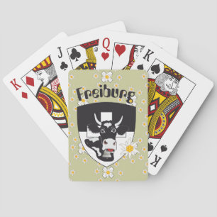 Jeu De Cartes Fribourg / Fribourg Schweiz Suisse Spielkarten