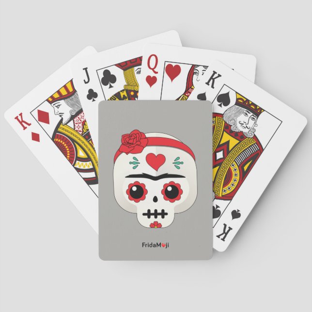 Jeu De Cartes Frida Kahlo | FridaMoji - Sugar Skull (dos)