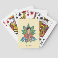 Frida Kahlo Graphisme floral coloré