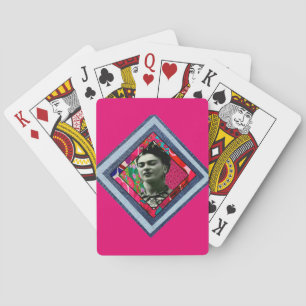 Jeu De Cartes Frida Kahlo Retro Denim Diamond