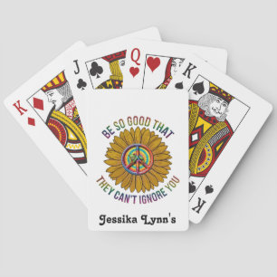 Jeu De Cartes Frog coloré Positif Hippie Personnaliser
