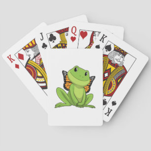 Jeu De Cartes Frog with Butterfly