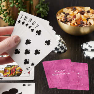 Jeu De Cartes Froid de gâteau rose
