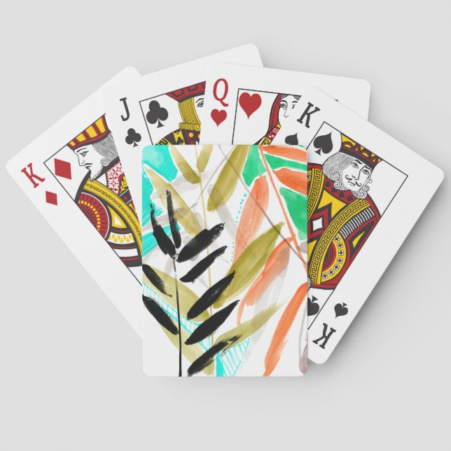 Jeu De Cartes Fronds vifs II (dos)