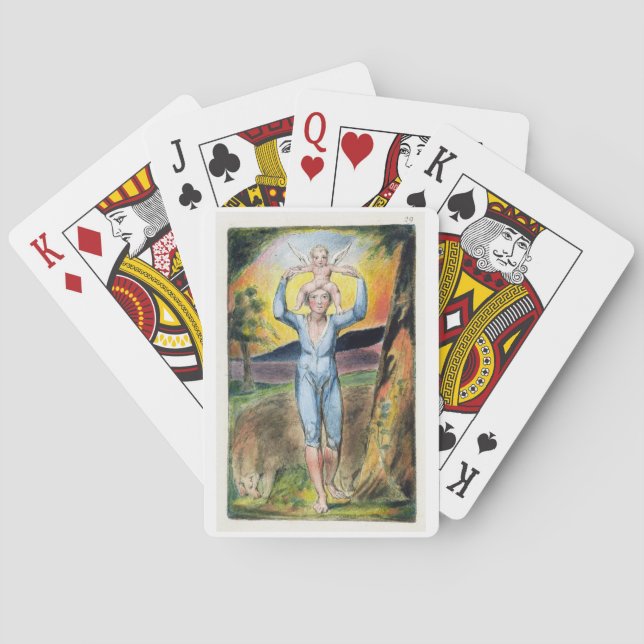 Jeu De Cartes Frontispiece de "Chansons d'Innocence et d'Exper (dos)
