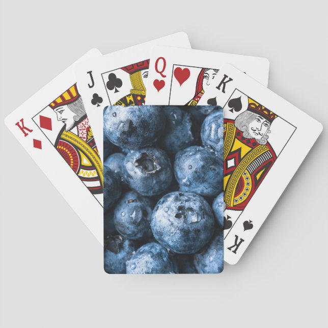 Jeu De Cartes Fruit aux bleuets (dos)