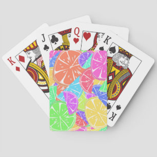 Jeu De Cartes Fruit Tutti tranches de fruits colorées