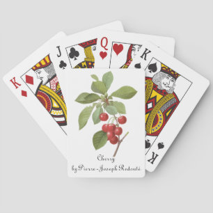 Jeu De Cartes Fruit vintage Cherry Food, Cerises par Redoute