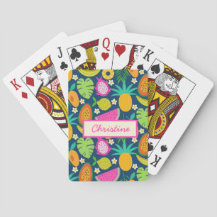 Jeu De Cartes Fruits de pastèque banane ananas tropical personna