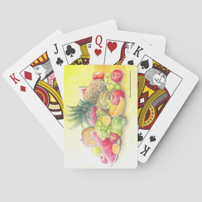 Jeu De Cartes Fruits heureux (dos)