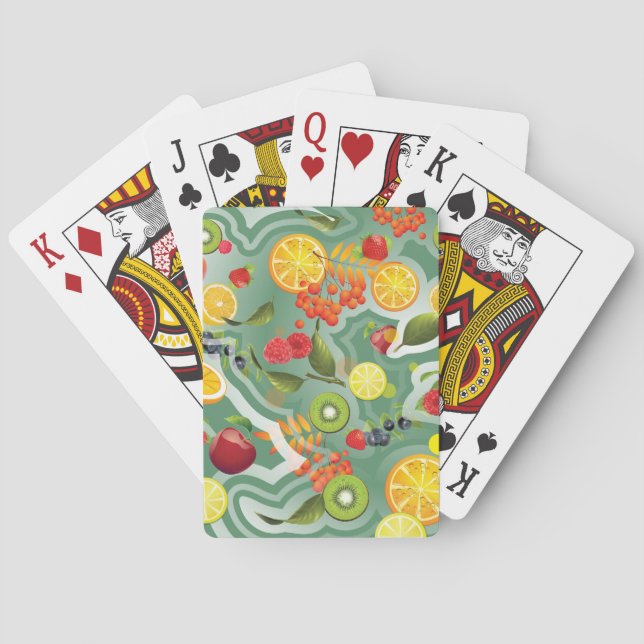 Jeu De Cartes Fruits mixtes 7 (dos)