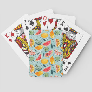 Jeu De Cartes Frutas Coloridas de Verão