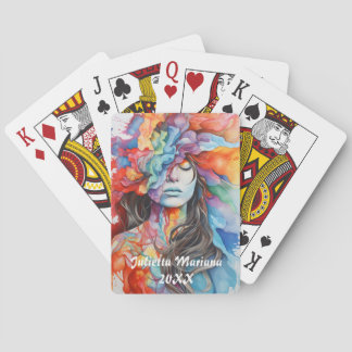 Jeu De Cartes Fumée Nom personnalisé