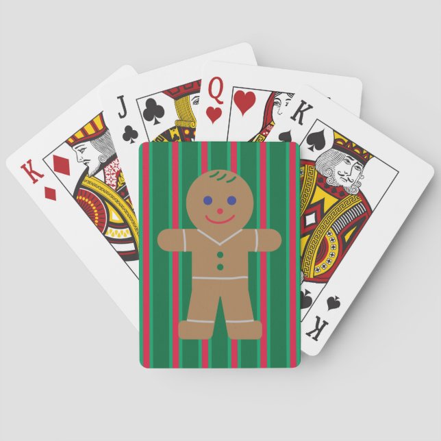 Jeu De Cartes Fun and Fancy Christmas Gingbread Homme (dos)
