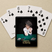 Fun Child Careful I'm Bluffing Photo Gift