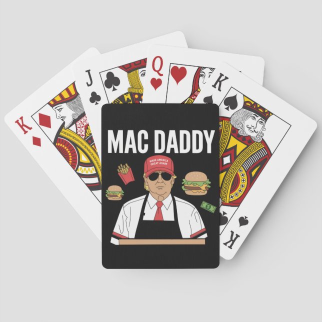 Jeu De Cartes Funky Trump Fries Fries Fries Mac Daddy (dos)