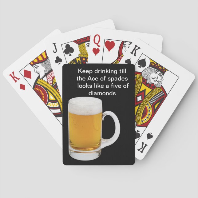 Jeu De Cartes Funny Beer Playing Cards (dos)