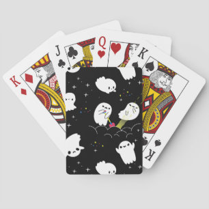 Jeu De Cartes Funny Boo Halloween Ghost Adventure Chasse au trés