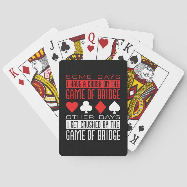 Jeu De Cartes Funny Bridge Player Crushed by Game (dos)