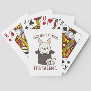 Jeu De Cartes Funny Bunny - "Ce n’est pas un con, c’est un talen