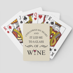 Jeu De Cartes Funny cite le célèbre slogan de buveur de vin
