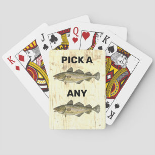 Jeu De Cartes Funny Cod Pêche Pun Choisir une carte Plaisanterie