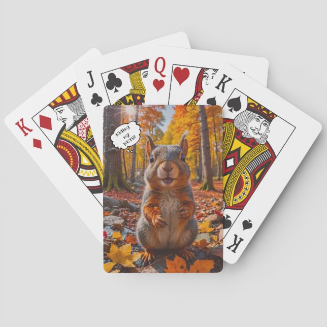Jeu De Cartes Funny Fall Squirrel Classic Playing Cards (dos)
