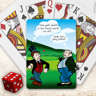 Jeu De Cartes Funny Golf Poker À Thème Jouer Cartes Deck