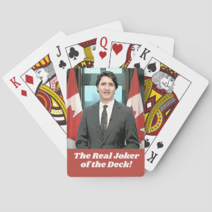 Jeu De Cartes Funny Justin Trudeau Premier ministre Canada Joker
