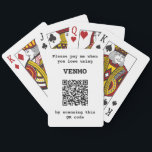 Jeu De Cartes Funny Personnalisable Trois lignes texte Un code Q<br><div class="desc">Customisez ces cartes à jouer avec trois lignes de texte personnalisable et un code QR personnalisé. Laissez les perdants scanner le code QR pour payer vos gains via la plate-forme de paiement de votre choix.</div>