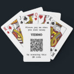 Jeu De Cartes Funny Personnalisable Trois lignes texte Un code Q<br><div class="desc">Customisez ces cartes à jouer avec trois lignes de texte personnalisable et un code QR personnalisé. Laissez les perdants scanner le code QR pour payer vos gains via la plate-forme de paiement de votre choix.</div>