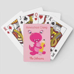 Jeu De Cartes Funny Pink Monster Homeschool Champ
