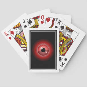 Jeu De Cartes Funny Red Black Evil Devil OEil Magique
