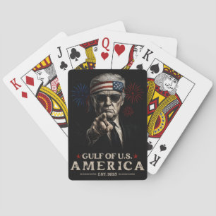 Jeu De Cartes Funny Trump Golfe Des USA Amérique 2025 4 juillet