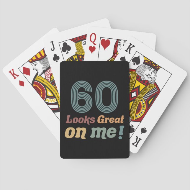 Jeu De Cartes Funny Vintage 60e anniversaire (dos)