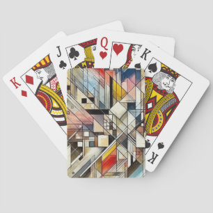Jeu De Cartes Fusion géométrique moderne