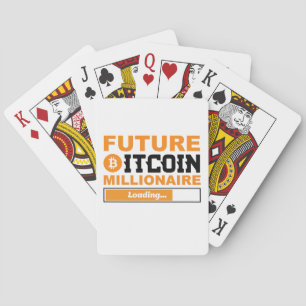 Jeu De Cartes Futur millionnaire Bitcoin humour Cryptomonnaie