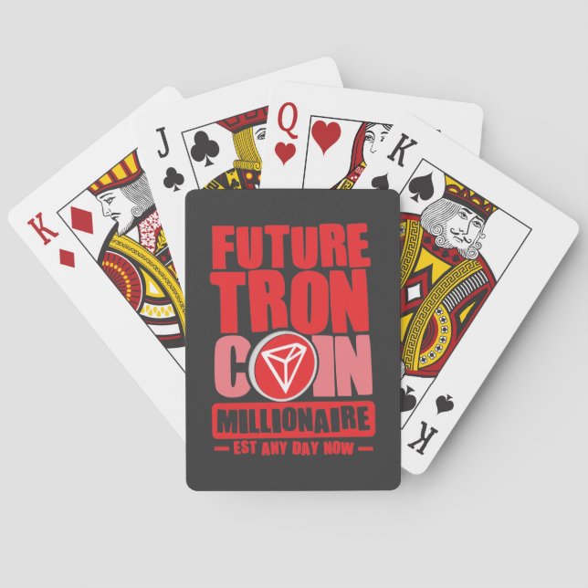 Jeu De Cartes Future TRON Coin Millionaire (dos)