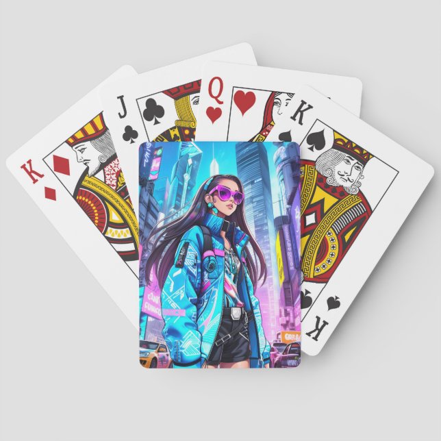 Jeu De Cartes Futuriste Pop Star 0002 (dos)
