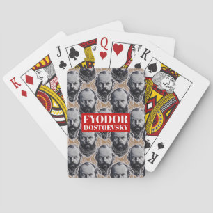 Jeu De Cartes Fyodor Dostoevsky Portrait cadeau de père