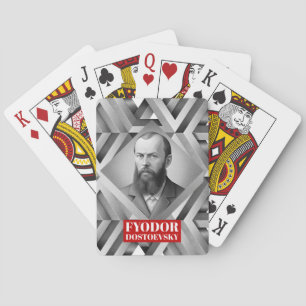 Jeu De Cartes Fyodor Dostoevsky - Style géométrique élégant