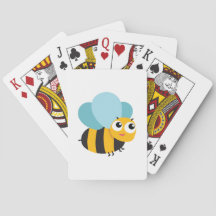 Gaffez les cartes de jeu d'abeille