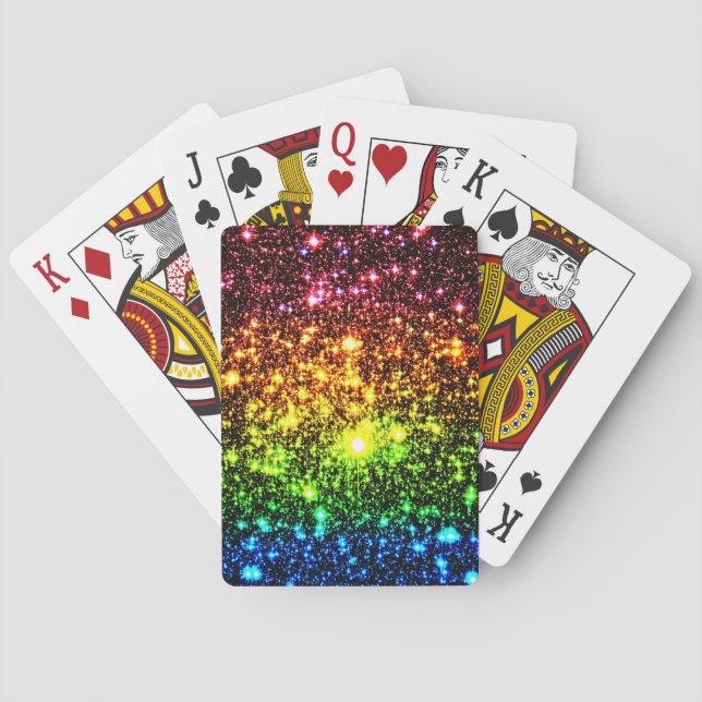 Jeu De Cartes Galaxie arc-en-ciel (dos)