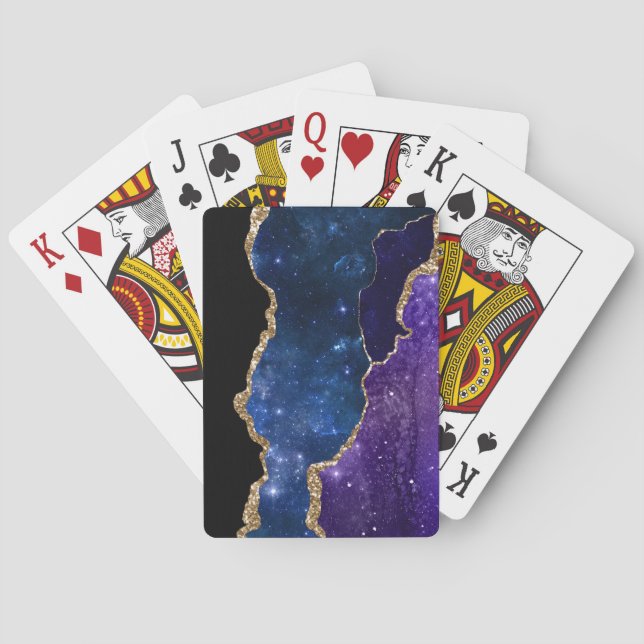 Jeu De Cartes Galaxie Série Agate Dessin 1 (dos)